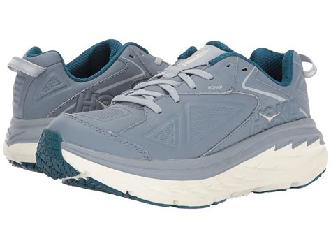 hoka one bondi leather women